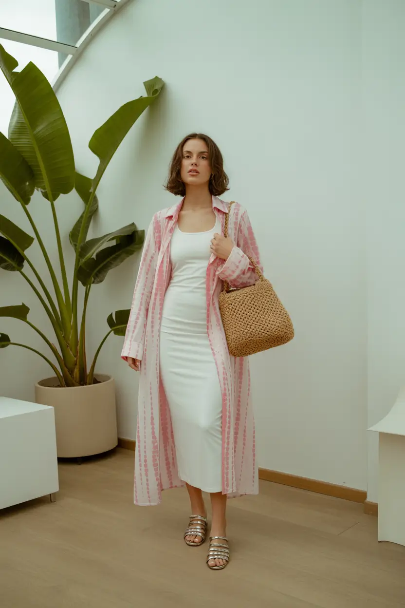 best classy spring outfits 2026 layered dress