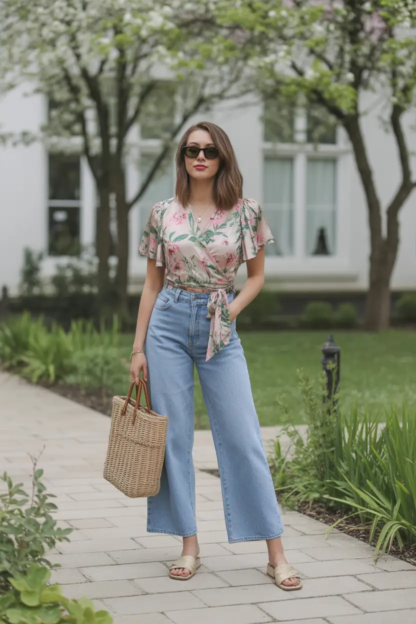 best classy spring outfits 2026 florals with structure
