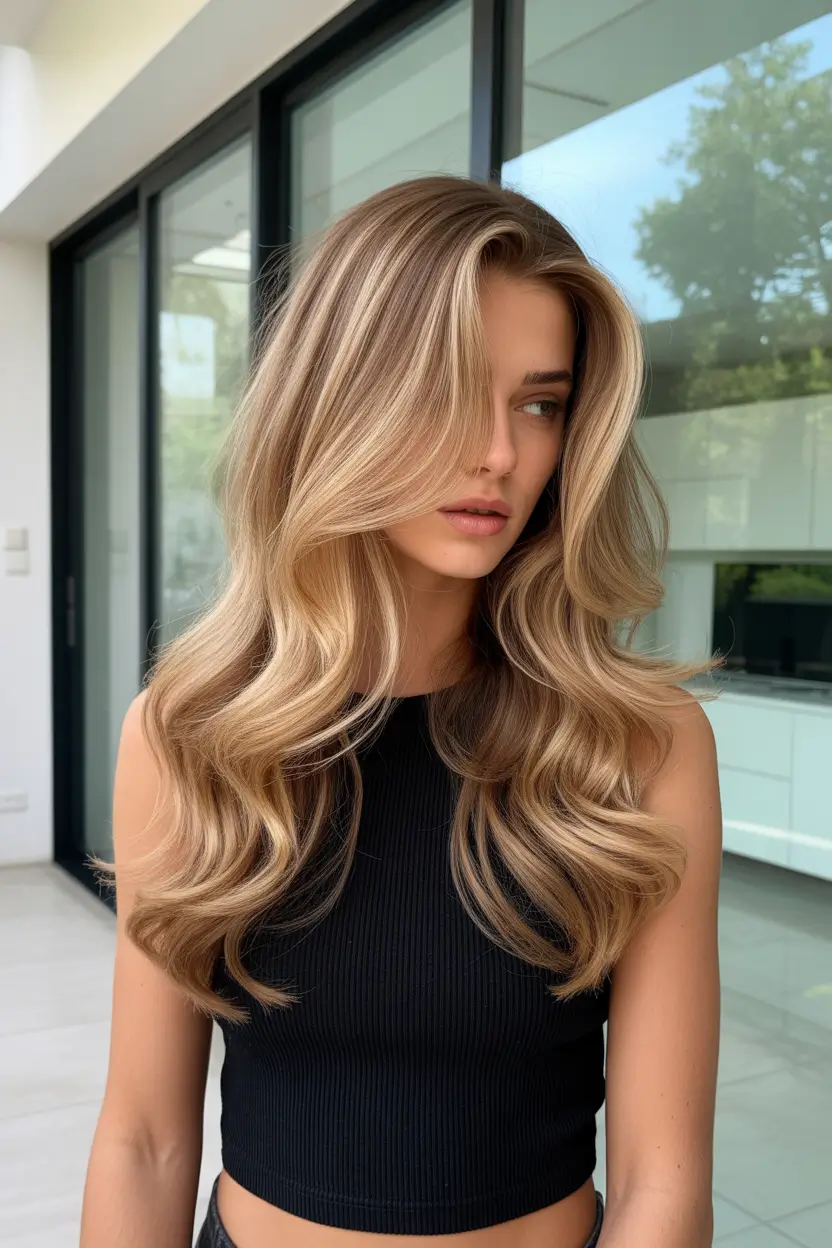 casual spring hairstyles 2026 Polished Long Layers with Clean Movement