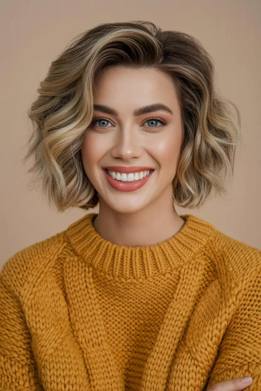 spring Haircuts for Women Over 50 Soft Wavy Bob With Natural Volume