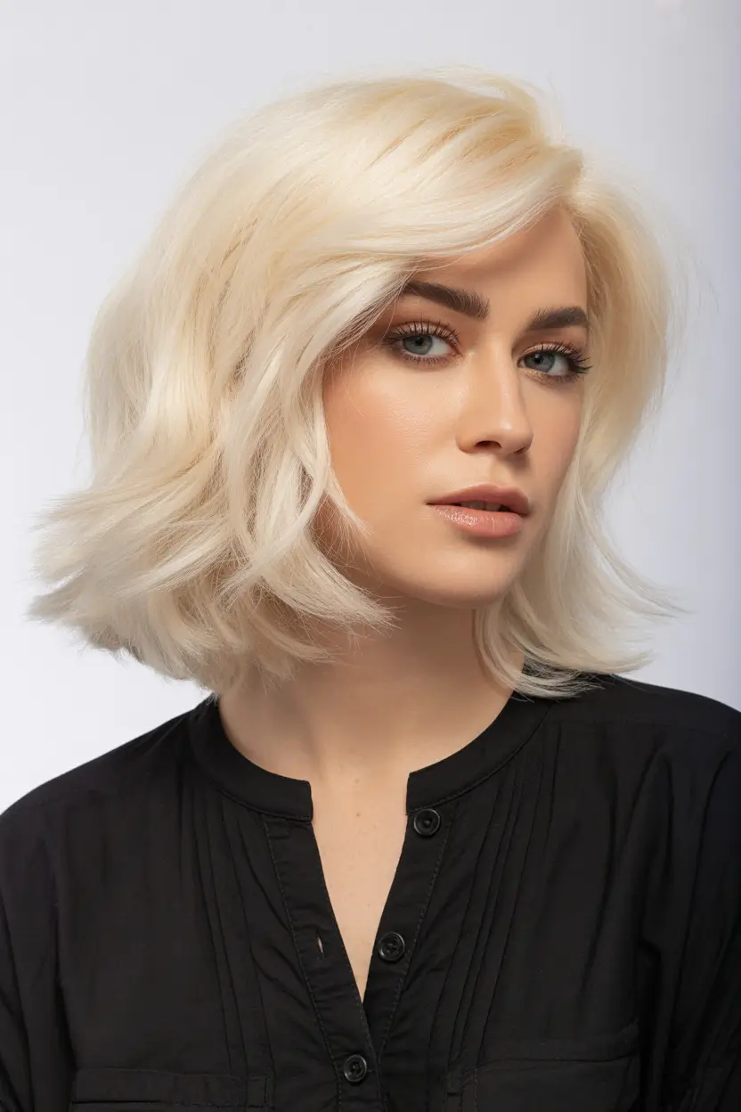 spring Haircuts for Women Over 50 Soft Blonde Bob With Natural Volume