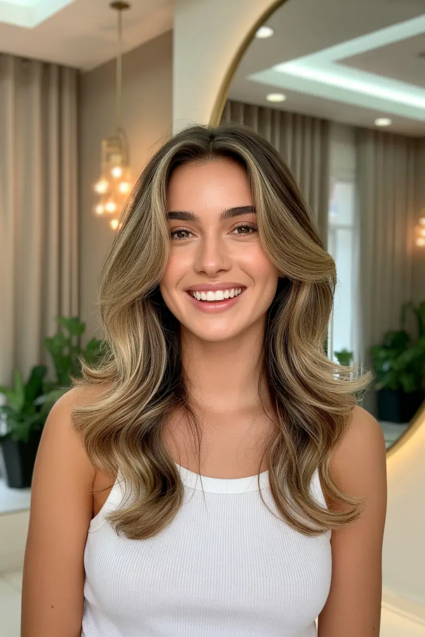 dreamy spring hair color trends 2026 Neutral Bronde With Seamless Blend