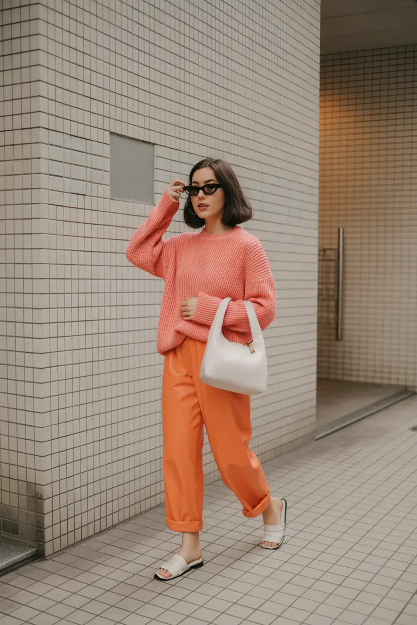 fresh casual spring outfits 2026 trendy color