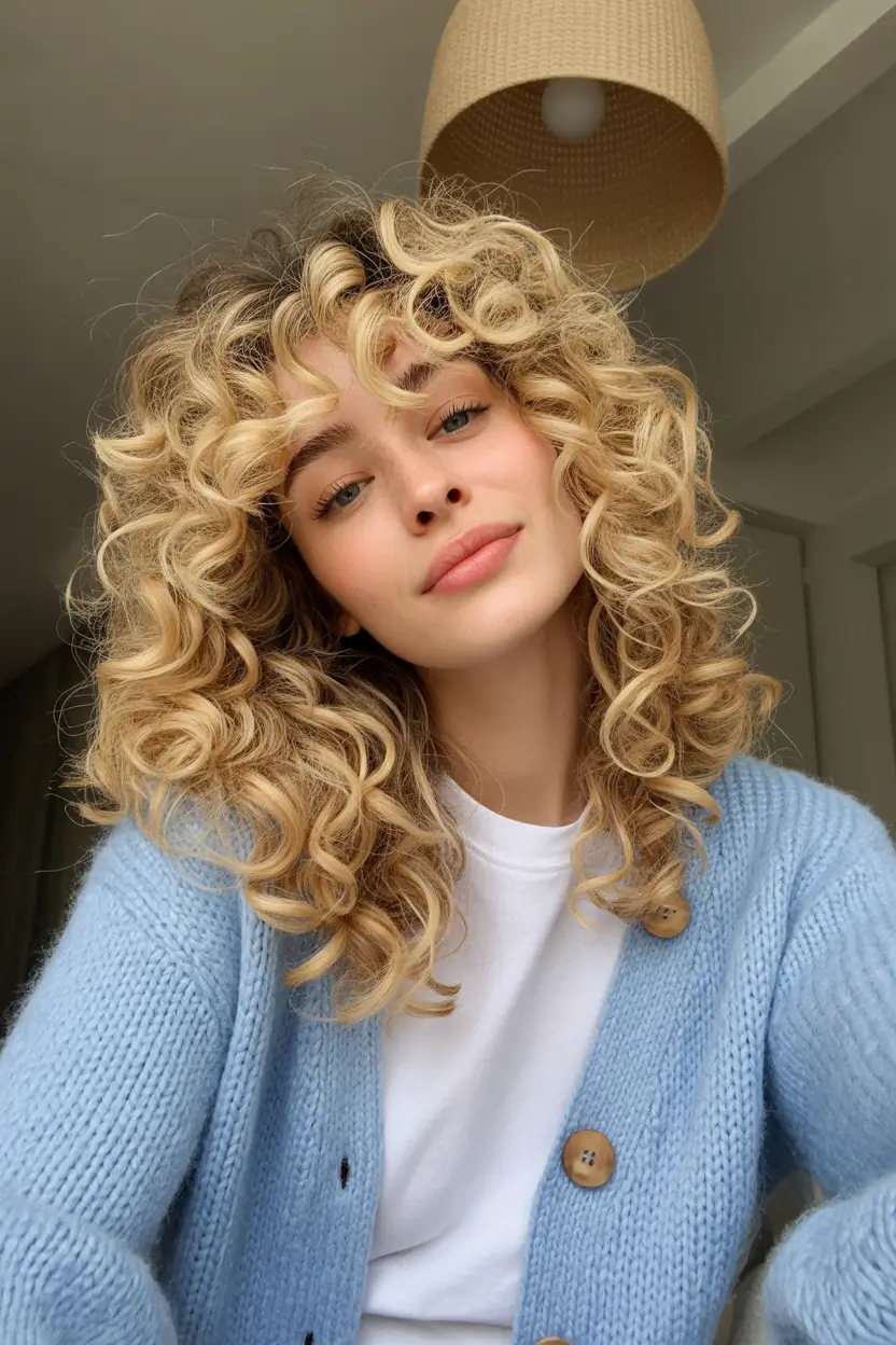 simple spring hair trends 2026 Soft Curly Layers With Natural Volume