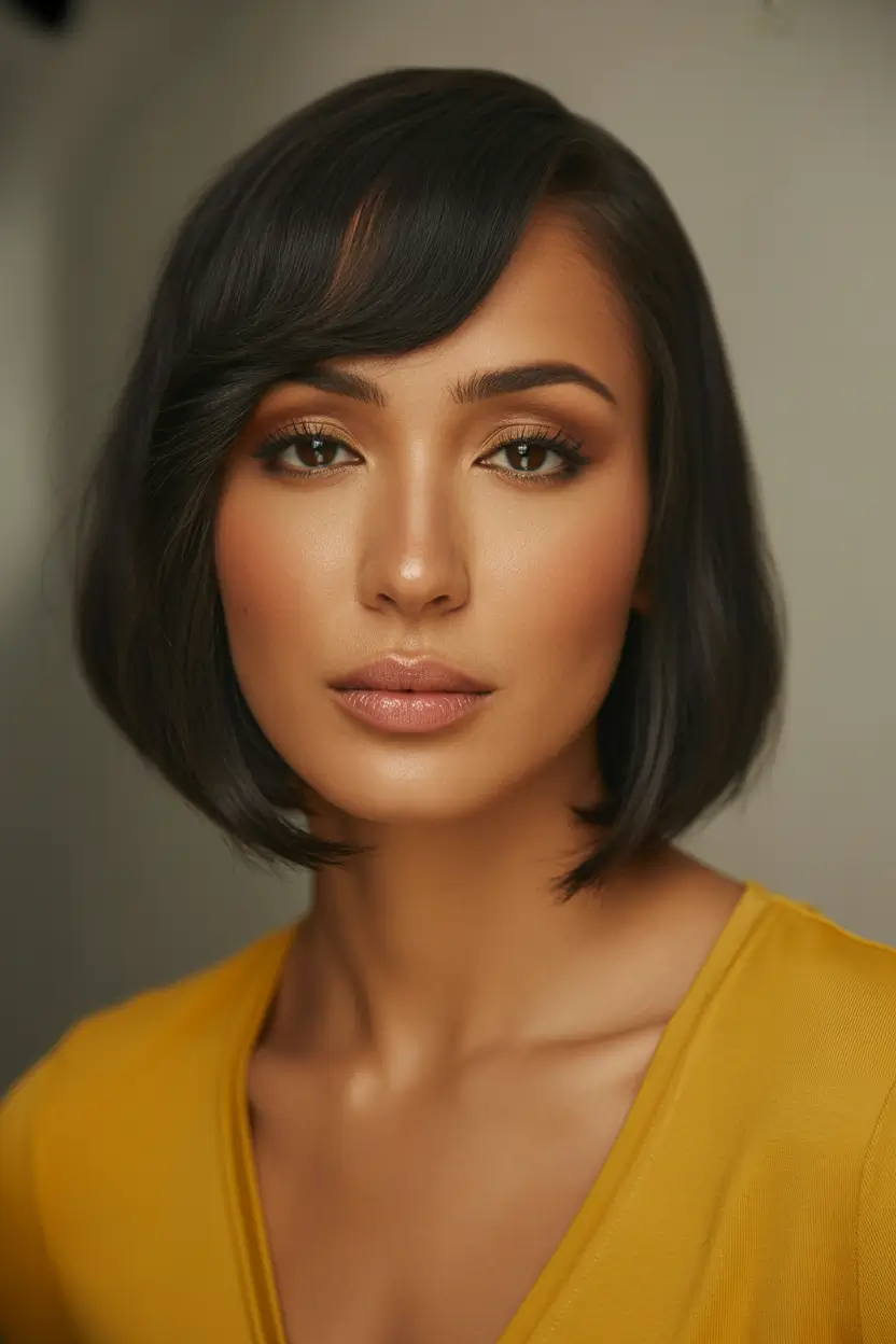 stylish spring pixie bob haircut 2026 Classic Dark Pixie Bob With Soft Curve